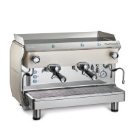 Półautomatyczny ekspres do kawy, 2-grupowy biały, moc: 4370 W, wymiary (SxGxW): 704x515x550 mm, LA PAVONI GENIALE2MBEU