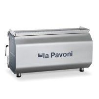 Półautomatyczny ekspres do kawy, 3-grupowy biały, moc: 5465 W, wymiary (SxGxW): 914x515x550 mm, LA PAVONI GENIALE3MBEU