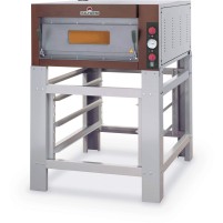 Piec do pizzy 1 komorowy manualny, na podstawie, elektryczny o pojemności 1 x 9 x 33 cm, 1250x1170x1420, Italforni TK1 Y060