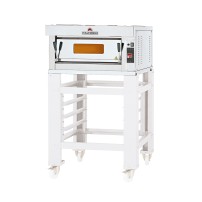 Piec do pizzy 1 komorowy na podstawie, elektryczny o pojemności 1 x 6 x 33 cm, 1250x940x1420, Italforni TK1 Y080