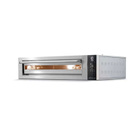 Piec do pizzy 2 komorowy na podstawie, 2 x 4 x 350mm Cuppone Leonardo LN2T/2TS