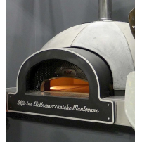 Piec do pizzy neapolitańskiej, elektryczny, pojemność 7 x 35 cm, 1502x1550x800, OEM DOME