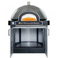 Piec do pizzy neapolitańskiej na podstawie, elektryczny, pojemność 7 x 35 cm, 1502x1550x1910, OEM DOME