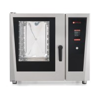 Piec konwekcyjno-parowy elektryczny 6  x 1/1 GN,  automatyczne mycie, sonda potraw, 895x940x807, BERTOS E6ST