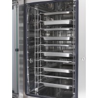 Piec konwekcyjno-parowy elektryczny 6  x 1/1 GN,  automatyczne mycie, sonda potraw, 895x940x807, BERTOS E6ST