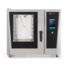 Piec konwekcyjno-parowy elektryczny 6  x 1/1 GN, Bojler,  automatyczne mycie, sonda potraw, 895x940x807, BERTOS E6MB