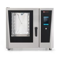 Piec konwekcyjno-parowy elektryczny 6  x 1/1 GN, Bojler,  automatyczne mycie, sonda potraw, 895x940x807, BERTOS E6MB