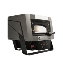 Piec do pizzy 1 komorowy z obrotowym talerzem, z pojemnością 1 x 400 mm, 670x664x605, 4kW 230V/400V, Cuppone Mantegna MN40/1DG-P