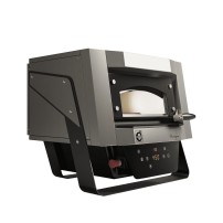 Piec do pizzy 1 komorowy z obrotowym talerzem, z pojemnością 1 x 400 mm, 670x664x605, 4kW 230V/400V, Cuppone Mantegna MN40/1DG-P