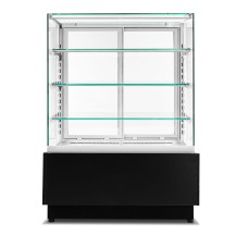 Witryna cukiernicza chłodnicza Dolce Visione Premium 900 | wnętrze ze stali nierdzewnej | 900x690x1300 mm