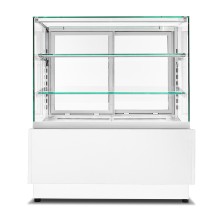Witryna cukiernicza chłodnicza Dolce Visione Premium Breve 900 | wnętrze ze stali nierdzewnej | wersja obniżona | 900x690x1110+/