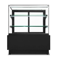 Witryna cukiernicza chłodnicza Dolce Visione Breve Premium 900 | podświetlany cokół | wersja obniżona | 900x690x1110+/-10 mm
