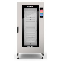 Piec konwekcyjno-parowy elektryczny | z wózkiem | piekarniczo-cukierniczy | automatyczny system myjący | 16x600x400 |  34,7 kW |