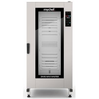 Piec konwekcyjno-parowy elektryczny | z wózkiem | piekarniczo-cukierniczy | automatyczny system myjący | 16x600x400 |  34,7 kW |