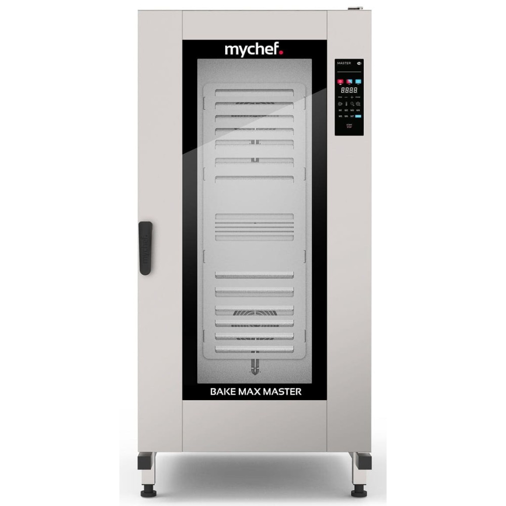 Piec konwekcyjno-parowy elektryczny | z wózkiem | piekarniczo-cukierniczy | automatyczny system myjący | 16x600x400 |  34,7 kW |