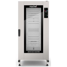 Piec konwekcyjno-parowy gazowy | z wózkiem | piekarniczo-cukierniczy | automatyczny system myjący | 16x600x400 |  70 kW | 230 V 