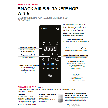 Piec konwekcyjny z naparowaniem | piekarniczy | 3x600x400 mm | 3,6 kW | 230 V | Mychef BAKERSHOP AIR-S 3E RD