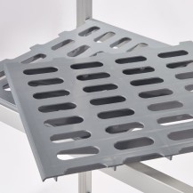 Regał magazynowy aluminiowy, 900x460x1680 mm Stalgast 686091