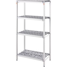 Regał magazynowy aluminiowy, 1510x460x1680 mm Stalgast 686151