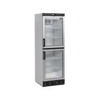 Szafa chłodnicza na napoje, przeszklona, Pojemność 347 litrów, 595x640x1840 Tefcold FS2380
