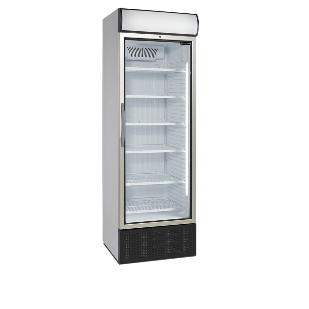 Szafa chłodnicza na napoje, przeszklona, Pojemność 374 litrów, 680x655x2090 Tefcold FSC1450