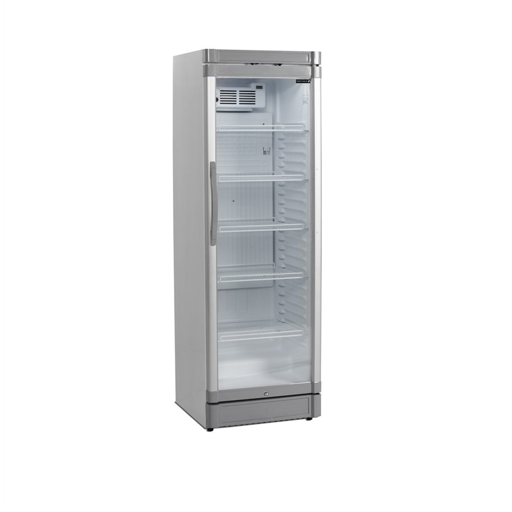 Szafa chłodnicza na napoje, przeszklona, Pojemność 347 litrów, 595x640x1840 Tefcold GBC375