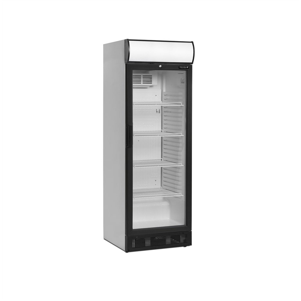 Szafa chłodnicza na napoje, przeszklona, Pojemność 260 litrów, 595x640x1775 Tefcold SCU1280CP
