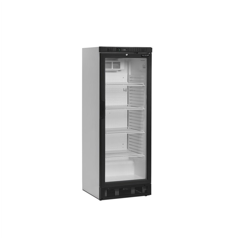 Szafa chłodnicza na napoje, przeszklona, Pojemność 260 litrów, 595x640x1635 Tefcold SCU1280