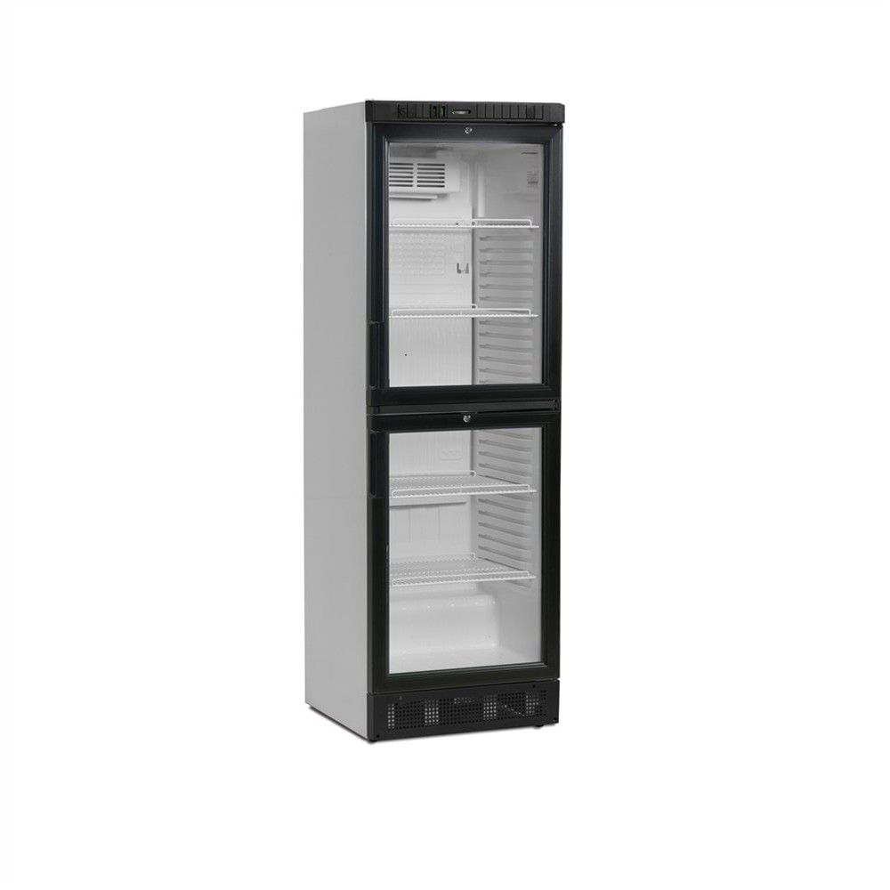 Szafa chłodnicza na napoje, przeszklona, Pojemność 347 litrów, 595x640x1840 Tefcold SCU2375