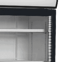 Szafa chłodnicza na napoje 2 drzwiowa, przeszklona z plafonem, Pojemność 645 litrów, 1200x790x2000 Tefcold FSC1200H