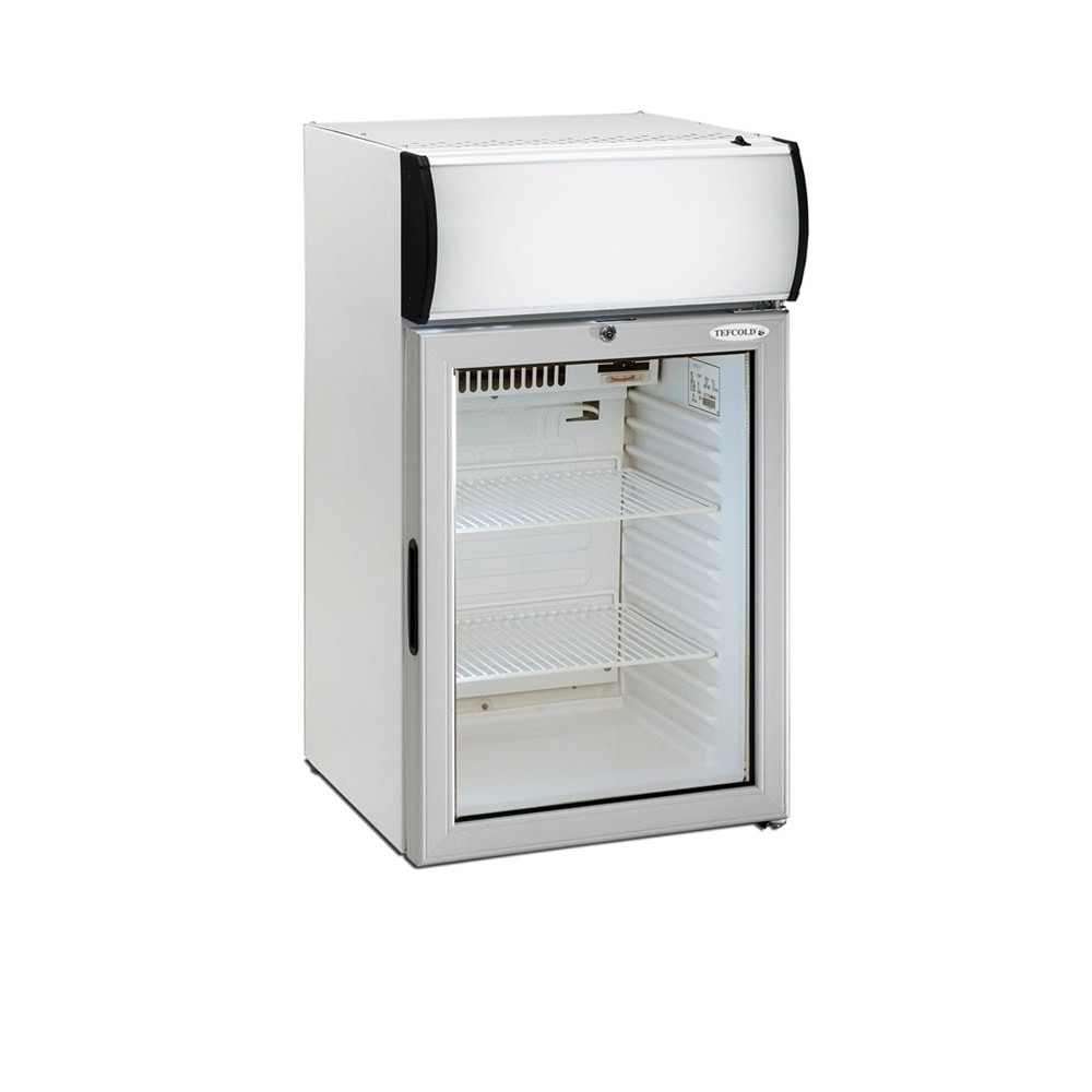 Chłodziarka nablatowa na napoje, przeszklona, Pojemność 55 litrów, 480x460x840 Tefcold FS80CP