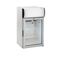 Chłodziarka nablatowa na napoje, przeszklona, Pojemność 55 litrów, 480x460x840 Tefcold FS80CP