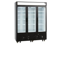 Zamrażarka ekspozycyjna 3 drzwiowa z plafonem, 1600x762x2073, Pojemność 891 litrów, Tefcold UFSC1600GCP