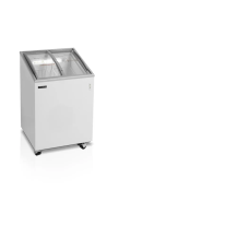 Zamrażarka skrzyniowa na lody, 570x570x885, Pojemność 85 litrów, Tefcold IC100SCEB LED