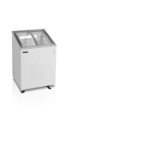 Zamrażarka skrzyniowa na lody, 570x570x885, Pojemność 85 litrów, Tefcold IC100SCEB LED