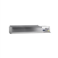 Nadstawka chłodnicza z pokrywą nierdzewną 5 x GN1/3 + 1 x GN1/2, Pojemność 59 litrów, 1600x395x260 Tefcold VK38-160 S/S LID