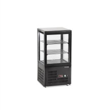 Witryna ekspozycyjna nablatowa czarna, Pojemność 58 litrów, 428x386x855 Tefcold UPD60-BLACK