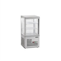 Witryna ekspozycyjna nablatowa szara, Pojemność 58 litrów, 428x386x855 Tefcold UPD60-GREY