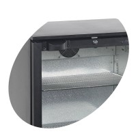Chłodziarka barowa na napoje 1 drzwiowa, 600x520x870, Pojemność 116 litrów, Tefcold BA15H