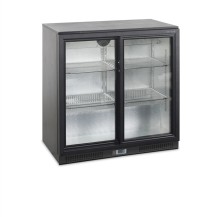 Chłodziarka barowa na napoje 2 drzwiowa drzwi suwane, 900x515x870, Pojemność 183 litrów, Tefcold BA25S