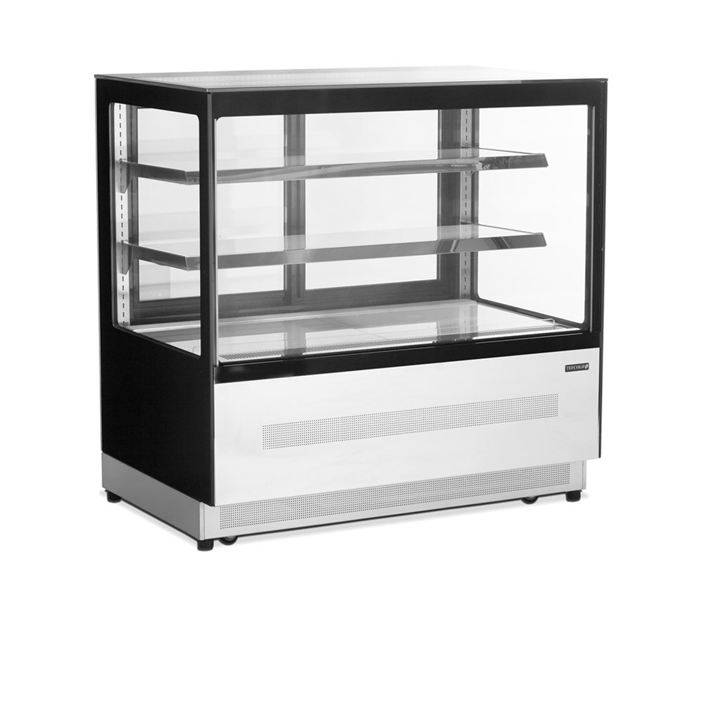 Witryna chłodnicza cukiernicza czarna, 1205x745x1209, Pojemność 191 litrów, Tefcold LPD1200F/BLACK