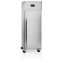 Szafa mroźnicza 1 drzwiowa ze stali nierdzewnej GN2/1, 680x845x2000, Pojemność 528 litrów, Tefcold GUF70