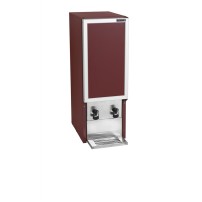 Dystrybutor do wina z kranem, nablatowy, pojemność 20L, 392x595x1120 Tefcold DKS95-2/20L