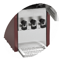 Dystrybutor do wina z kranem, nablatowy, pojemność 10L, 350x455x1145 Tefcold DKS95-3/10L