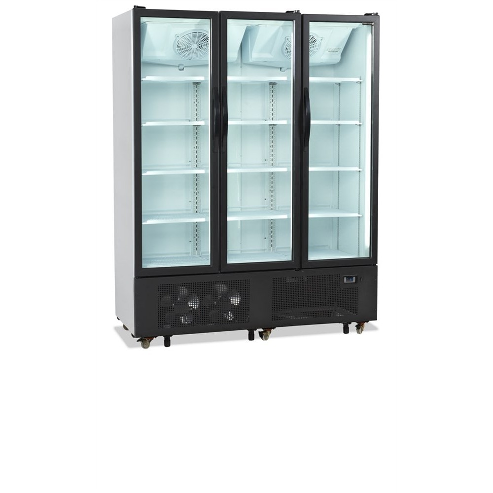 Szafa chłodnicza na napoje 3 drzwiowa, przeszklona, Pojemność 825 litrów, 1600x730x2073 Tefcold FS1600H