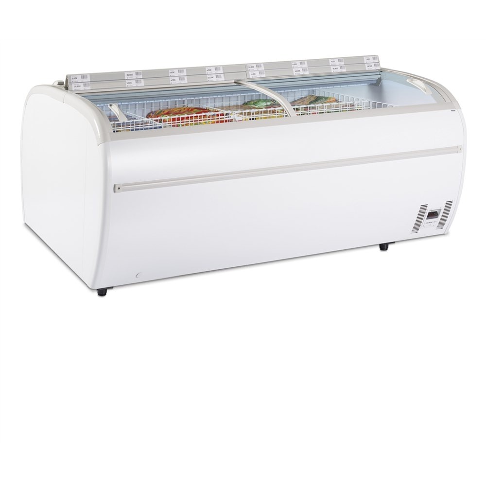 Zamrażarka / lodówka skrzyniowa wyspowa do supermarketu, 2150x1465x930, Pojemność 1255 litrów, Tefcold TWIN 220-CF