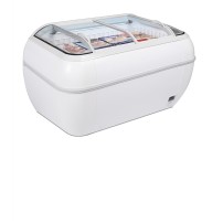 Zamrażarka skrzyniowa wyspowa do supermarketu, 1470x812x915, Pojemność 334 litrów, Tefcold TWIN HEAD-F