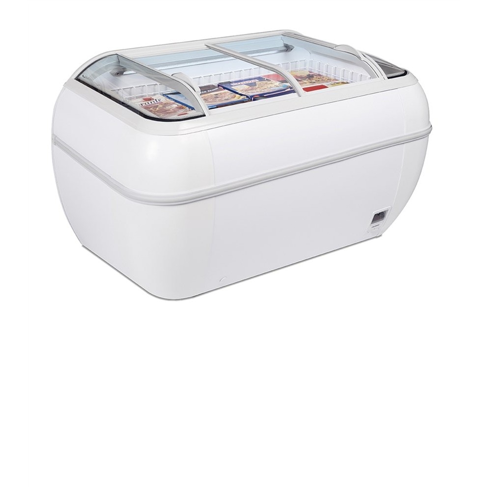 Zamrażarka skrzyniowa wyspowa do supermarketu, 1470x812x915, Pojemność 334 litrów, Tefcold TWIN HEAD-F