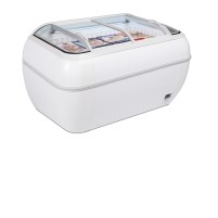 Zamrażarka skrzyniowa wyspowa do supermarketu, 1470x812x915, Pojemność 334 litrów, Tefcold TWIN HEAD-F
