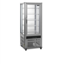 Witryna ekspozycyjna cukiernicza , 706x706x1800, Pojemność 425 litrów, Tefcold UPD200